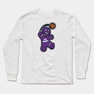 Sacramento Kings Gingerbread Man Long Sleeve T-Shirt